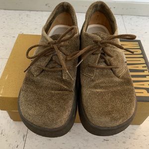 Palladium Olive Wheat Color Suede Casual Shoes